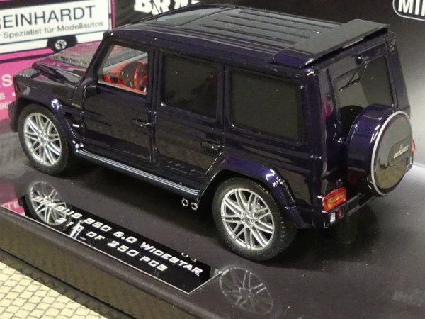 1/43 Minichamps Brabus 850 6.0 Widestar 2016 Blue 437 032401