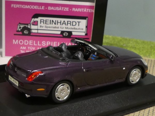 1/43 Minichamps Lexus SC 430 2001 Purple metallic 400 166132