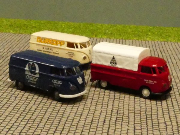 1/87 Brekina # 1885-1886-1887 VW T1b Set Dürkopp - Falter - Anker-Werke