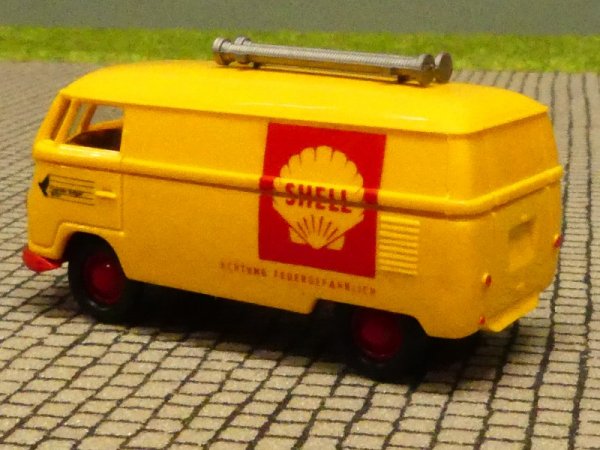 1/87 Brekina # 1892 VW T1 a Shell Flughafen Stuttgart Kasten 32051