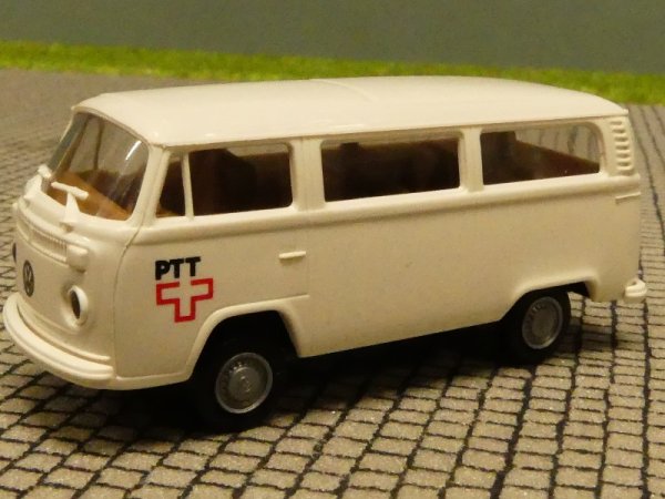 1/87 Brekina VW T2 PTT weiß CH Schweiz Bus