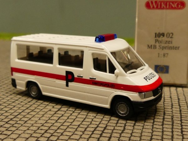 1/87 Wiking MB Sprinter Polizei Schweiz CH 109 02 B