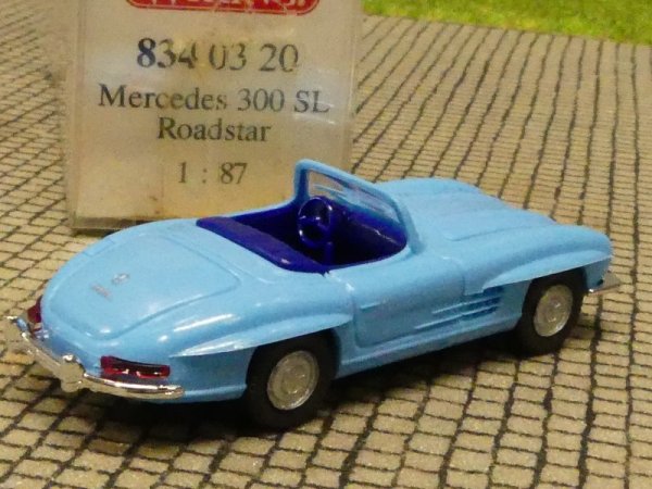 1/87 Wiking MB 300 SL Roadster hellblau 834 03 B