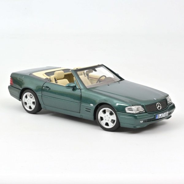 1/18 Norev Merceds Benz SL 500 1999 grünmetallic 183753