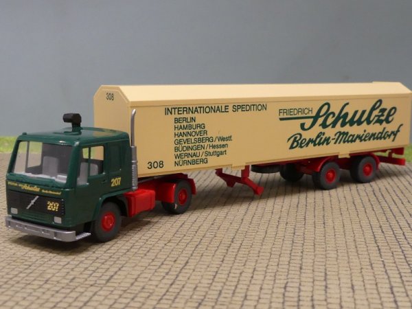 1/87 Wiking Volvo FL10 Schulze Berlin Mariendorf HU-PAC Sattelzug 548 1