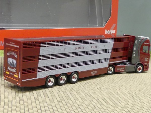 1/87 Herpa Scania CS HD Viehtransport NISCH 309264