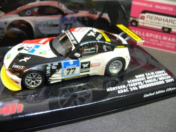 1/43 Minichamps BMW Z 4 M Coupe ADAC 24h Nürburgring 2009 #77