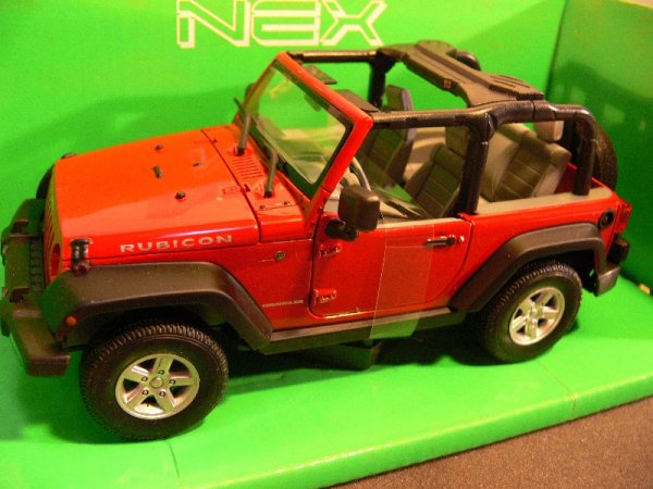 1/24 Welly Jeep Wrangler 2007 rot 22489