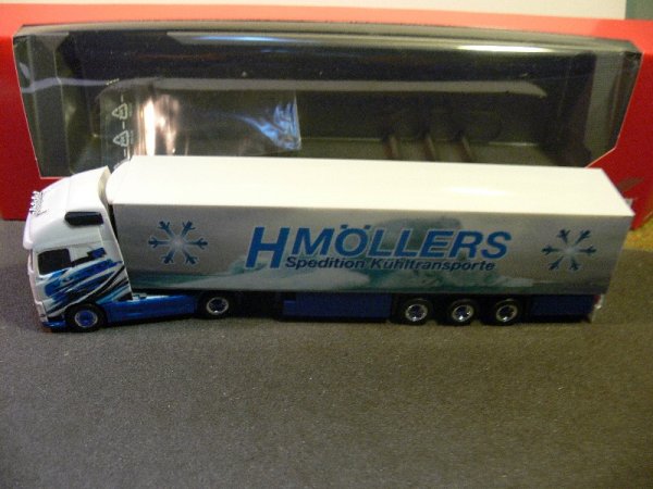 1/87 Herpa Volvo FH Gl. XL Möllers Kühltransporte Kühlkoffer-SZ 306317