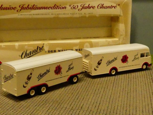 1/87 Brekina MB LP322 Ackermann Chantre 50 Jahre