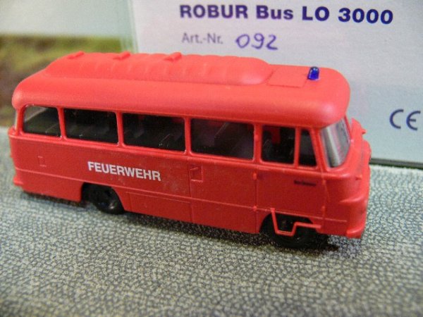 1/87 BeKa Robur LO 3000 Bus Feuerwehr 092