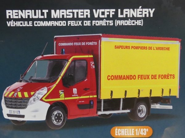 1/43 IXO Renault Master VCFF Lanery Commando Feux de Forets KL026