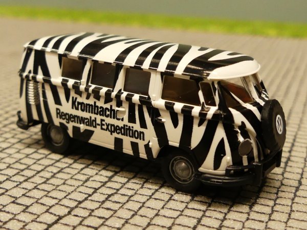 1/87 Brekina # 1204 VW T1 b Krombacher Regenwald Exped Intermodellbau Dortmund 08