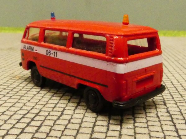 1/87 Brekina VW T2 Feuerwehr Alarm 06-11 NL Bus T2/155