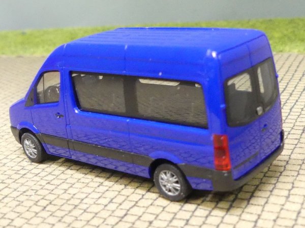 1/87 Herpa VW Crafter Bus Hochdach ultramarinblau 049948-002