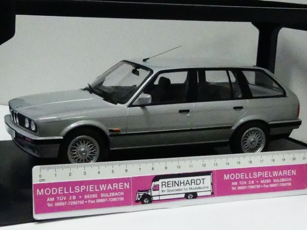 1/18 Norev BMW 3er Touring E30 1991 silber 183216