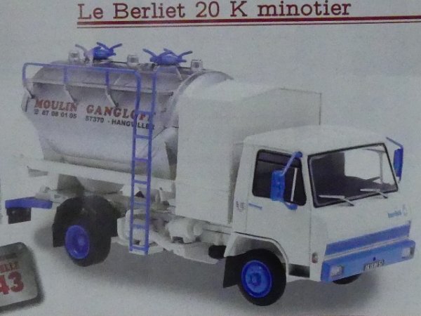 1/43 Ixo Berliet 20 K minotier Silofahrzeug Berliet 93