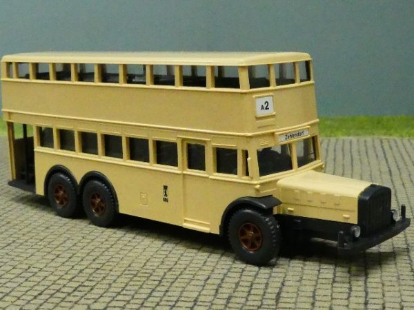 1/87 Wiking D38 BVG neutral Berliner Doppeldecker aus Set