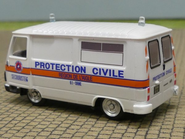 1/87 Norev Peugeot J9 1982 Protection Civile 472112