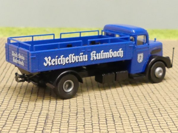 1/87 Brekina MAN F8 Reichelbräu Kulmbach Bierpritsche