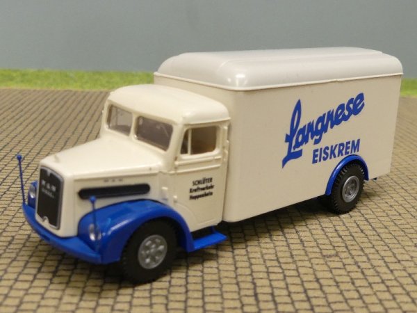 1/87 Brekina MAN F8 Langnese Eiscreme Koffer