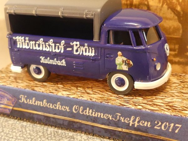 1/87 Wiking VW T1 Pr Mönchshof Bräu Kulmbach 0290 70