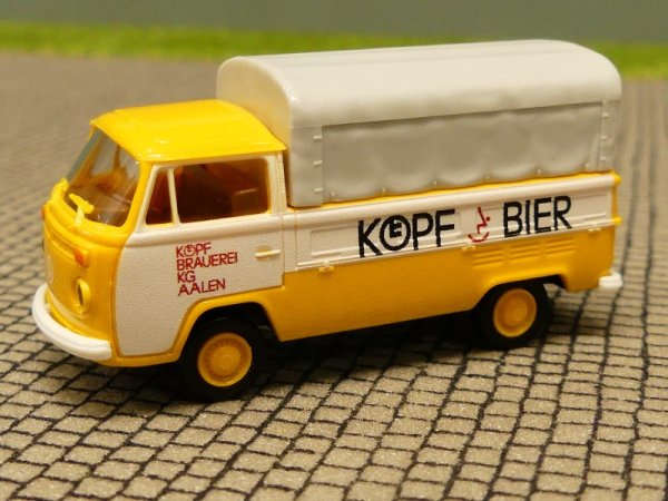 1/87 Brekina VW T2 Köpf Bier Pritsche 33922