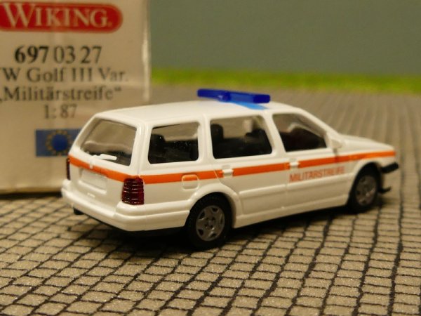 1/87 Wiking VW Golf Variant III Militärstreife 697 03 B