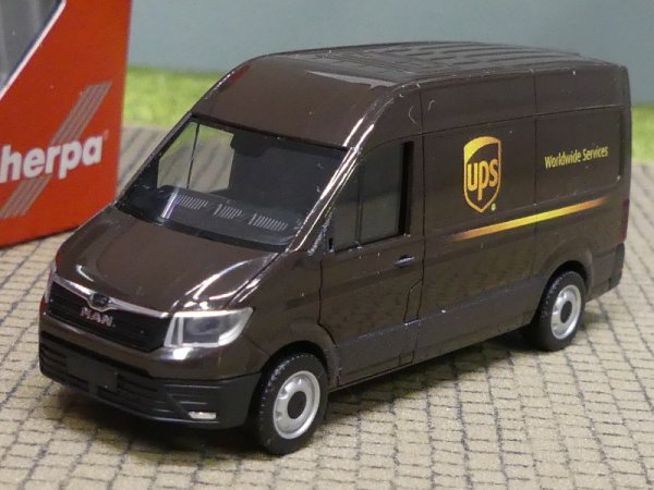 1/87 Herpa MAN eTGE Kasten HD UPS Niederlande 097123