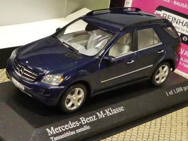 1/43 Minichamps MB M Klasse 2005 tansanitblaumet. 400034501