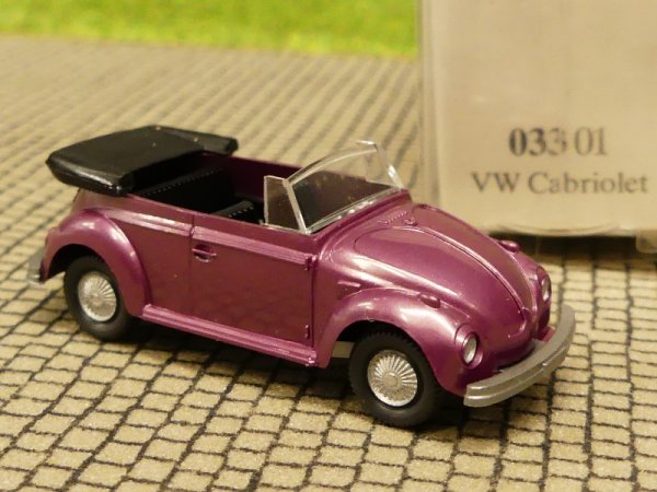 1/87 Wiking VW Käfer 1303 Cabrio hellviolettmetallic 033 01