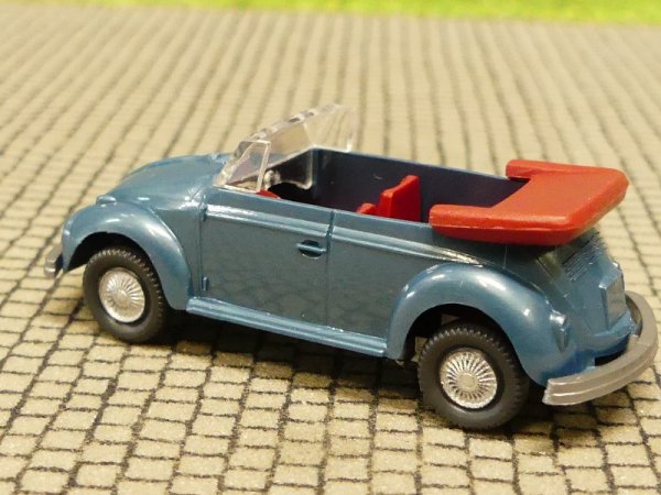 1/87 Wiking VW Käfer Cabrio stratoblaumetallic ohne Personen 33 A#5