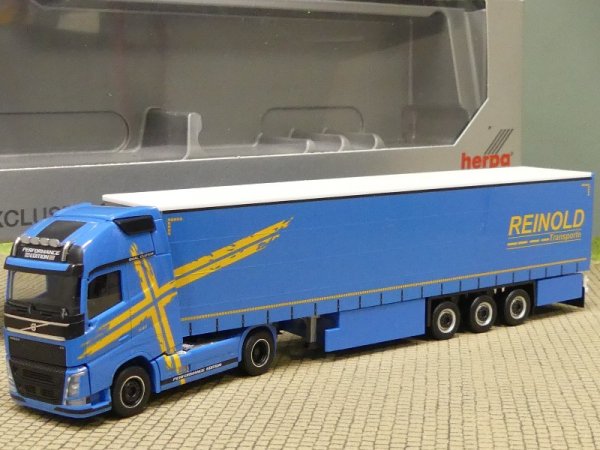 1/87 Herpa Volvo FH GL XL Performence Edition REINOLD Gardinenplanen-SZ 935791