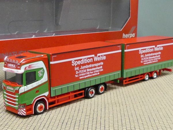 1/87 Herpa Scania CS 20 HD Spedition Wehle Volumen-Hängerzug 315425