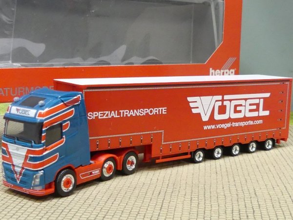 1/87 Herpa Volvo FH Gl. 6x2 Vögel A Volumen-Sattelzug 308144