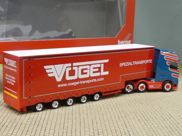 1/87 Herpa Volvo FH Gl. 6x2 Vögel A Volumen-Sattelzug 308144