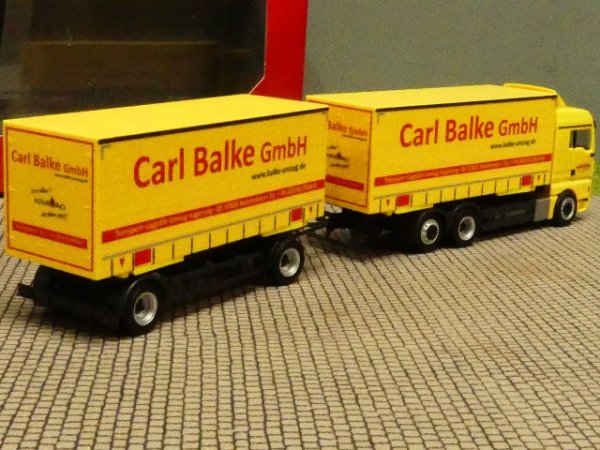 1/87 Herpa MAN TGX XLX Wechselgardinenplanen HZ Carl Balke GmbH 310222