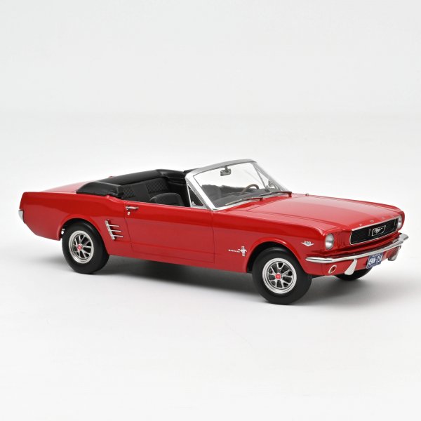 1/18 Norev Ford Mustang Convertible 1966 rot 182810