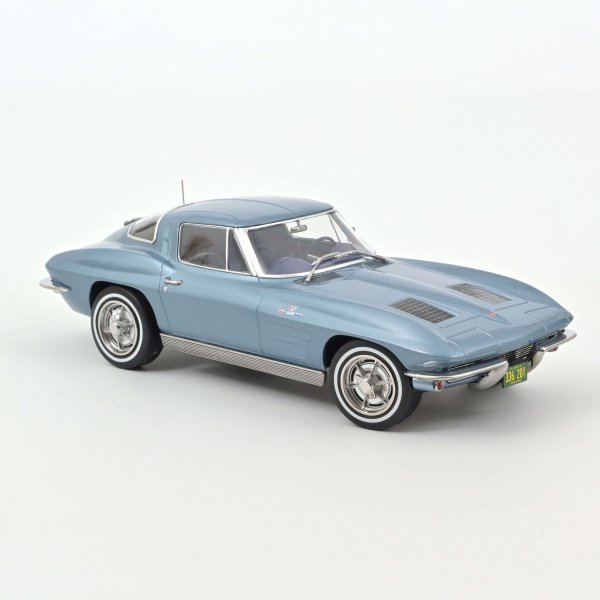 1/18 Norev Chevrolet Corvette Sting Ray hellblau metallic 189050