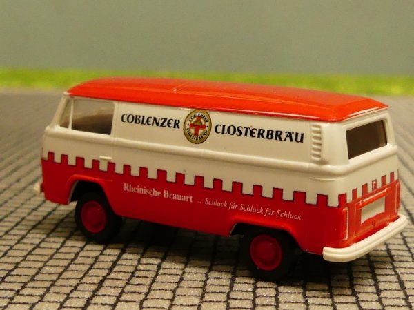 1/87 Brekina VW T2 Kasten Coblenzer Closterbräu Sondermodell