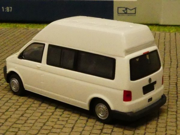 1/87 Rietze VW T5 Hochdach Bus LR weiß 11517