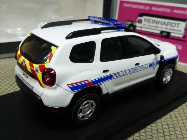 1/43 Norev Dacia Duster 2018 Police Municipale with red stripping 509046