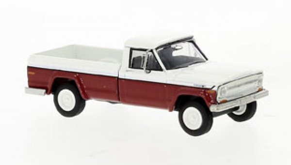 1/87 Brekina Jeep Gladiator B weiss/rot 19813