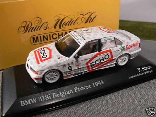 1/43 Minichamps BMW 318i Belgian Procar 1994 P. Slaus 434942309