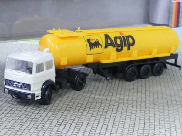 1/87 Herpa IVECO Fiat Agip Tank Sattelzug 809207