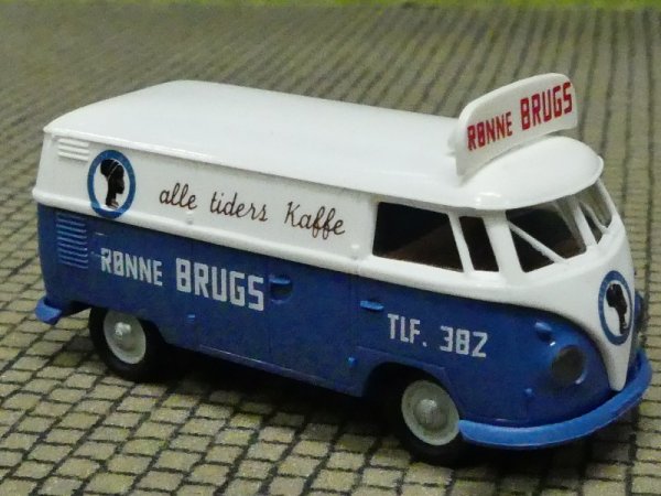 1/87 Brekina # 2202 VW T1 b Kasten Ronne Brugs - Cirkel Kaffee DK 32742