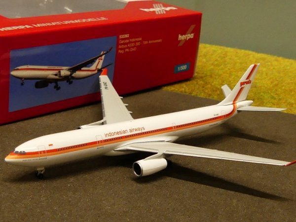 1/500 Herpa Airbus A330-300 Gardua Indonesia 533362