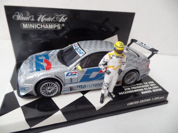 1/43 Minichamps MB CLK DTM 2001 Presentation Manuel Reuter 400 013791