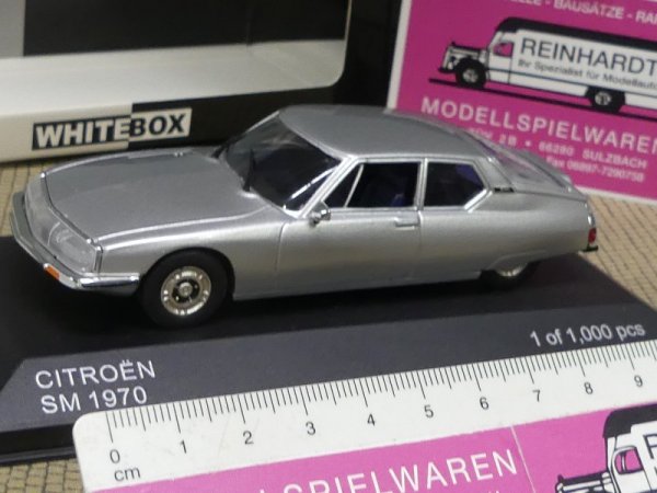 1/43 White Box Citroen SM 1970 silber WB297