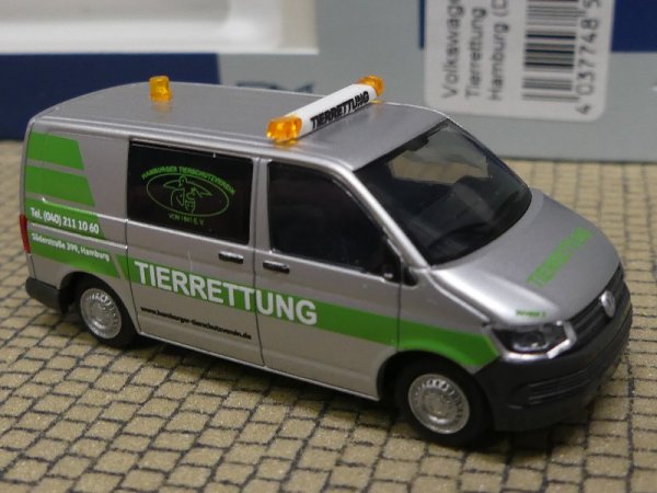 1/87 Rietze VW T6 Tierrettung Hamburg 53785